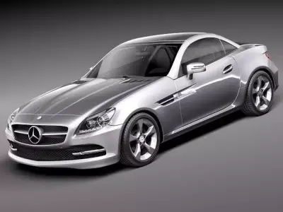 Mercedes SLK 2012 3D model