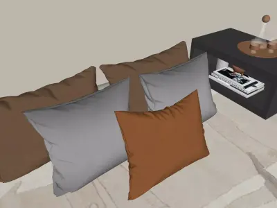 Throw pillow  3D model