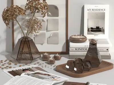 Decorative set 05 3D model