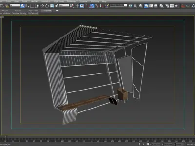 BUS STATION 1 3D model