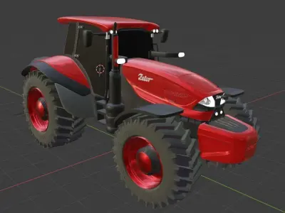 Zetor Tractor by Pininfarina 3D model