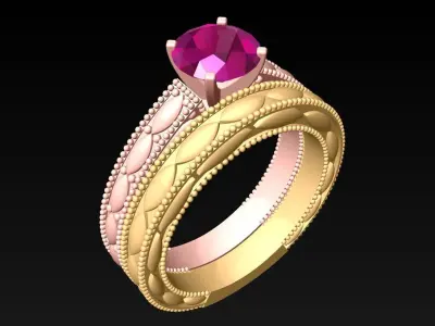 Wedding Rings - N482919 3D print model