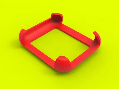 40 mm apple watch case cover plain 3D print model