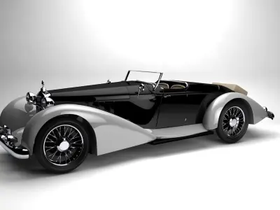 Classic car 3D model