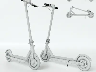 electric scooter Xiaomi Mijia Scooter 3D model