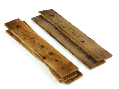 polypasta - Old Wooden Board 02 3D model