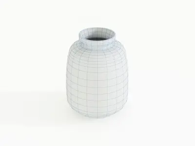 Contemporary Glass Vase 3D model