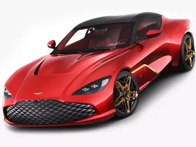 Aston Martin DBS GT Zagato 2020 3D model
