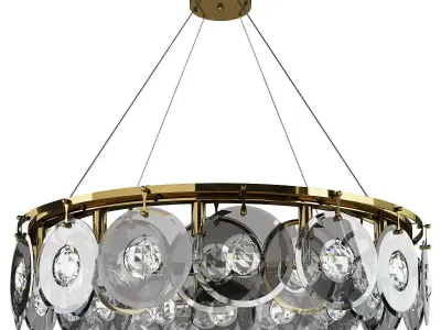Matise Luxury Round Chandelier Low-poly 3D model