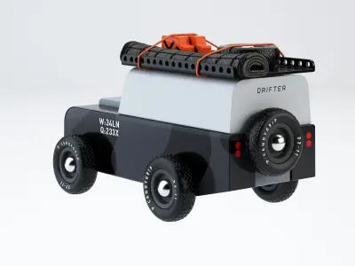 Drifter Moo Toy Car by Candylab 3D model