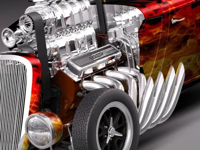 1934 HotRod Custom 3D model