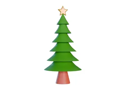 Christmas Tree 3D print model 5