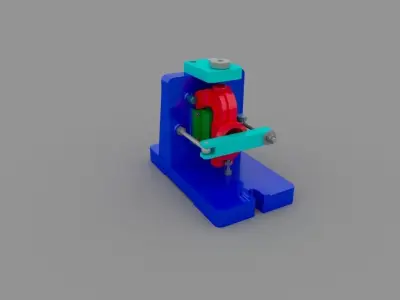Bench vise 3D model