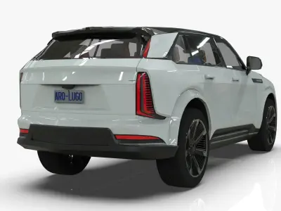 Cadillac Escalade IQ 2024 Low-poly 3D model