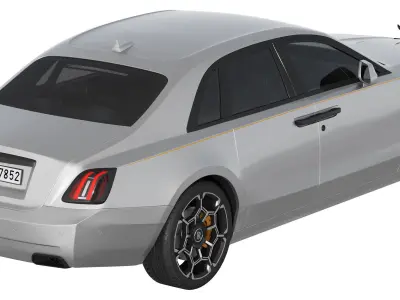 Ghost luxury sedan 3D model