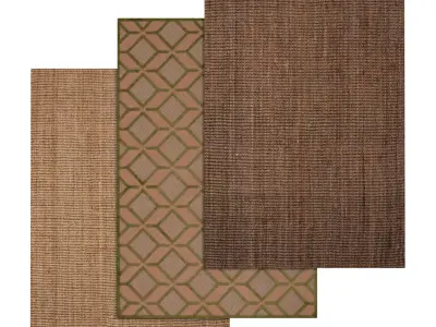 Rug Set 1144 3D model