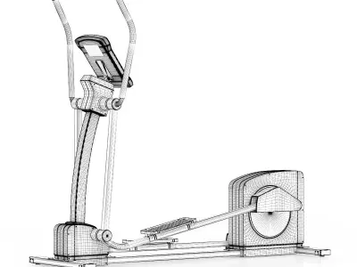 Elliptical Trainer 3D model