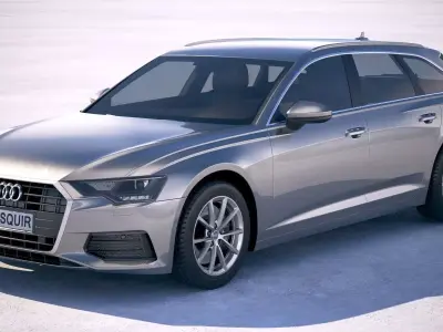 Audi A6 Avant 2019 3D model