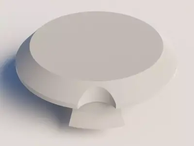 Towing eye cover Smart ForTwo 3D print model