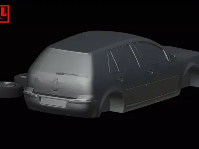 Volkswagen Golf IV Mk4 1997-2006 3D print model