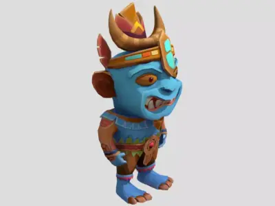 Tribal Monster 3D print model