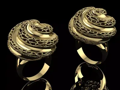 Ultra Vision Ring 3D print model 4