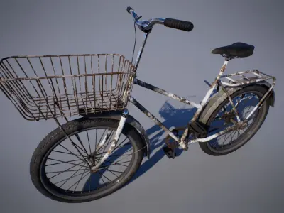 Bicycle Low-poly 3D model by silvertm from CGTrader