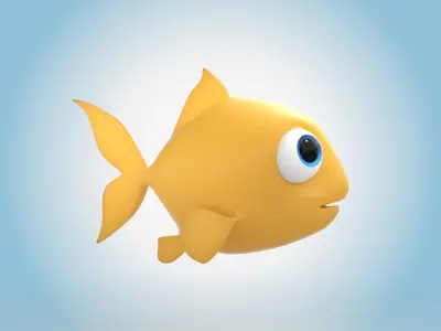 Goldfish 3D model