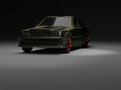 1993 Mercedes-Benz 190-Class 3D model