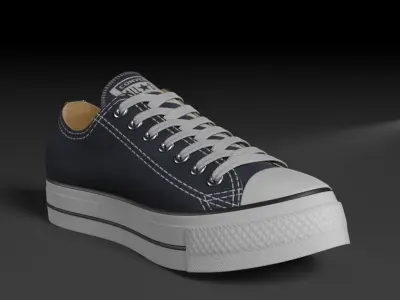 Converse Shoe Model 3D model