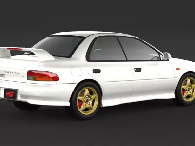 Subaru Impreza WRX STI 3D model
