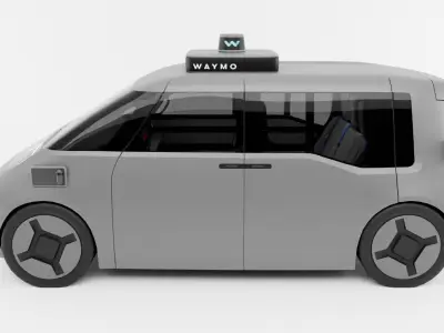 Zeekr Waymo robot taxi 3D model