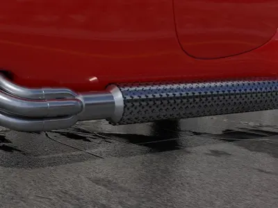 Car Shelby Cobra  Low-poly 3D model