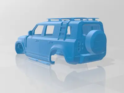 Land Rover Defender Explorer - Body Car 3D Model 3D print model