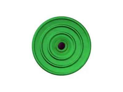 Medium voltage overhead power line Free 3D model