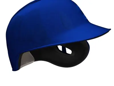 Baseball helmet Low-poly 3D model
