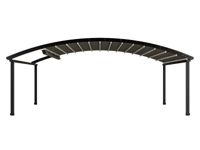 Motorized Pergola 4 dark iron 3D model