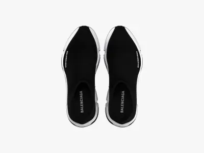 Balenciaga Speed Trainers Low Black 3D model