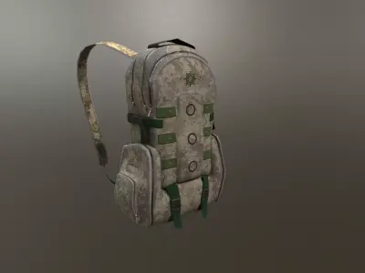 tactical backpack Free 3D model