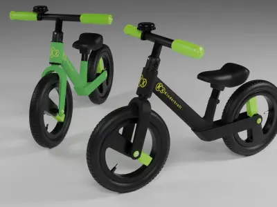 Kids bike 3D model