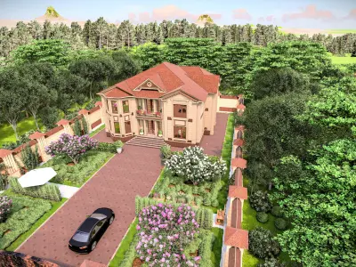 Classic house 3D model buy