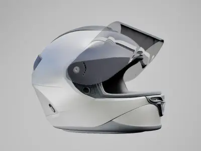 Racing Bike Helmet Free 3D model