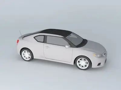 Scion tC 2012 Free 3D model