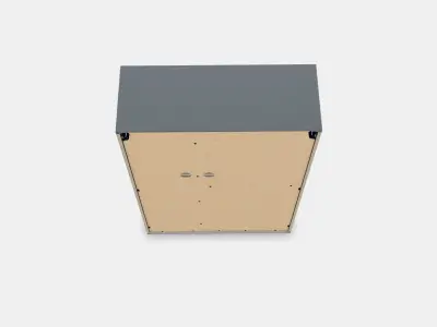 VIHALS Shelving unit with 6 shelves 1 Low-poly 3D model