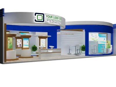 Booth Exhibition Stand a479b 3D model
