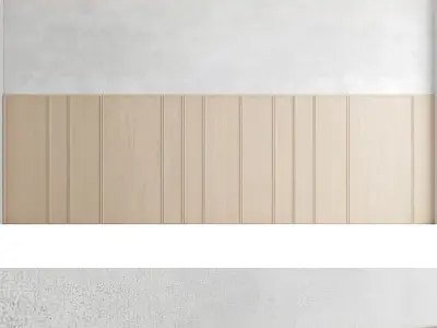 Decorative wall panel set 44 3D model