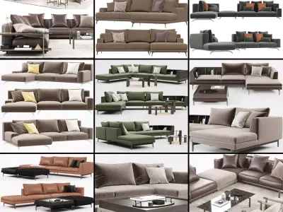 Ditre Italia sofas collection 3D model