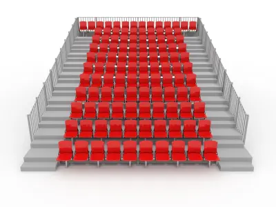 Bleachers 32 3D model