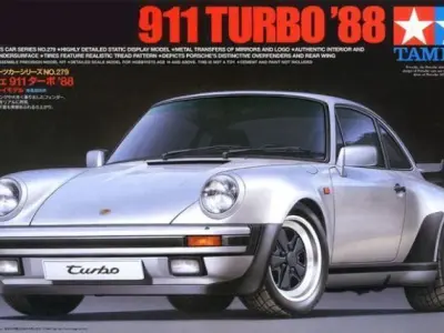 Engine Bay set to Tamiya 1988 Porsche Turbo 1-24th 3D print model