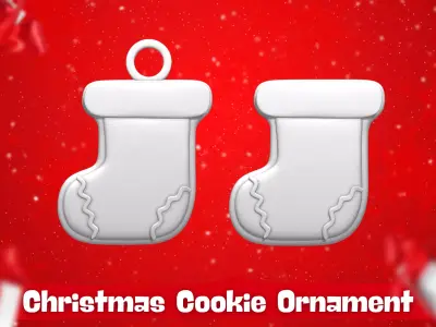 Christmas Cookie Ornament - Pendant -  Christmas Tree 10 3D print model